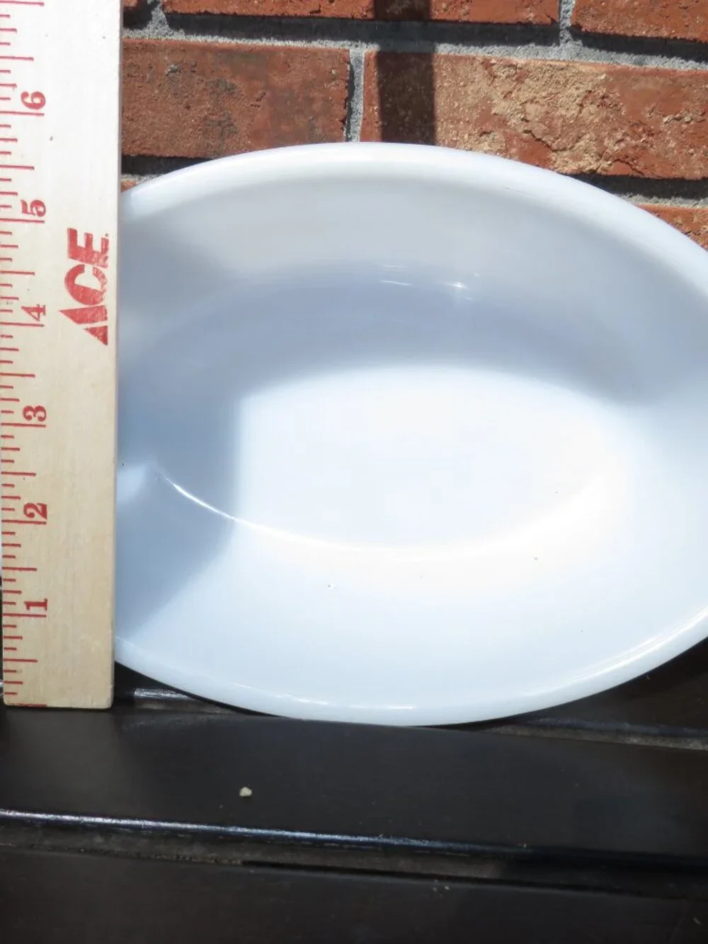 Glasbake vintage white